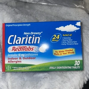 Claritin RediTabs 24 Hour Non-Drowsy Allergy, Antihistamine Tablets, 30 Count - Picture 1 of 2