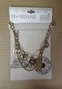 NEW HANNAH GRACE GIFTS FOR KINDRED SPIRIT 18" CHARM NECKLACE JOY PEACE BUTTERFLY - Picture 1 of 4