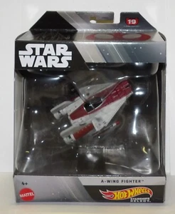 Star Wars Hot Wheels Starships Select #19 A-WING FIGHTER Diecast 2023 NUEVO - Imagen 1 de 11