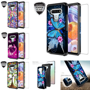 For LG Stylo 6 Stylus 6 Slim Hybrid Dual Layer Shockproof Cover Phone Case