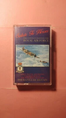 Salute To Heroes - The Central Band of The RAF Cassette Tape (MFP 1990) Military Foto 1 de 3