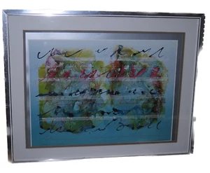 Impresión sinfónica enmarcada de Marcus Uzilevsky (1937-2015) 1981 FIRMADA - Imagen 1 de 4