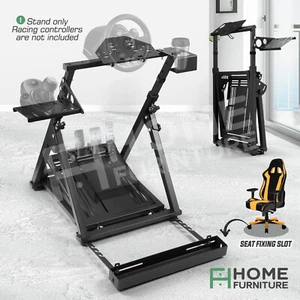 Racing Simulator Folding Game Steering Wheel Stand For Thrustmaster Logitech - Picture 1 of 12