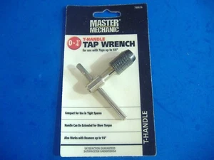 BRAND NEW MASTER MECHANIC T-HANDLE TAP WRENCH 0 TO 1/4" - Picture 1 of 1