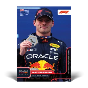 Max Verstappen Red Bull 2022 Topps Now Formula 1 F1 Card #39 Sprint Winner - Picture 1 of 2