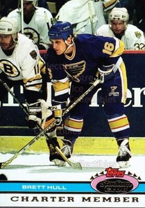 1991 Stadium Club Charter Member #8 Brett Hull