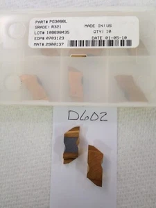 8 NEW RTW (PG) NG 3088L TOP NOTCH CARBIDE INSERTS. GRADE R321. {D602} - Picture 1 of 2