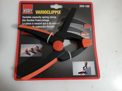 BESSEY VARIOCLIPPIX 4 in. VARIABLE CAPACITY SPRING CLAMP XV5-100 - Image 1 of 2
