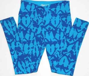 Object Of Art Peri/Navy Workout Yoga Running Capri Tights Pants Size XL NWT - Picture 1 of 2