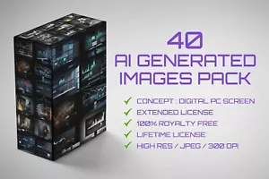 Royalty free stock photos and images. AI generated PC SCREENS data and graphs