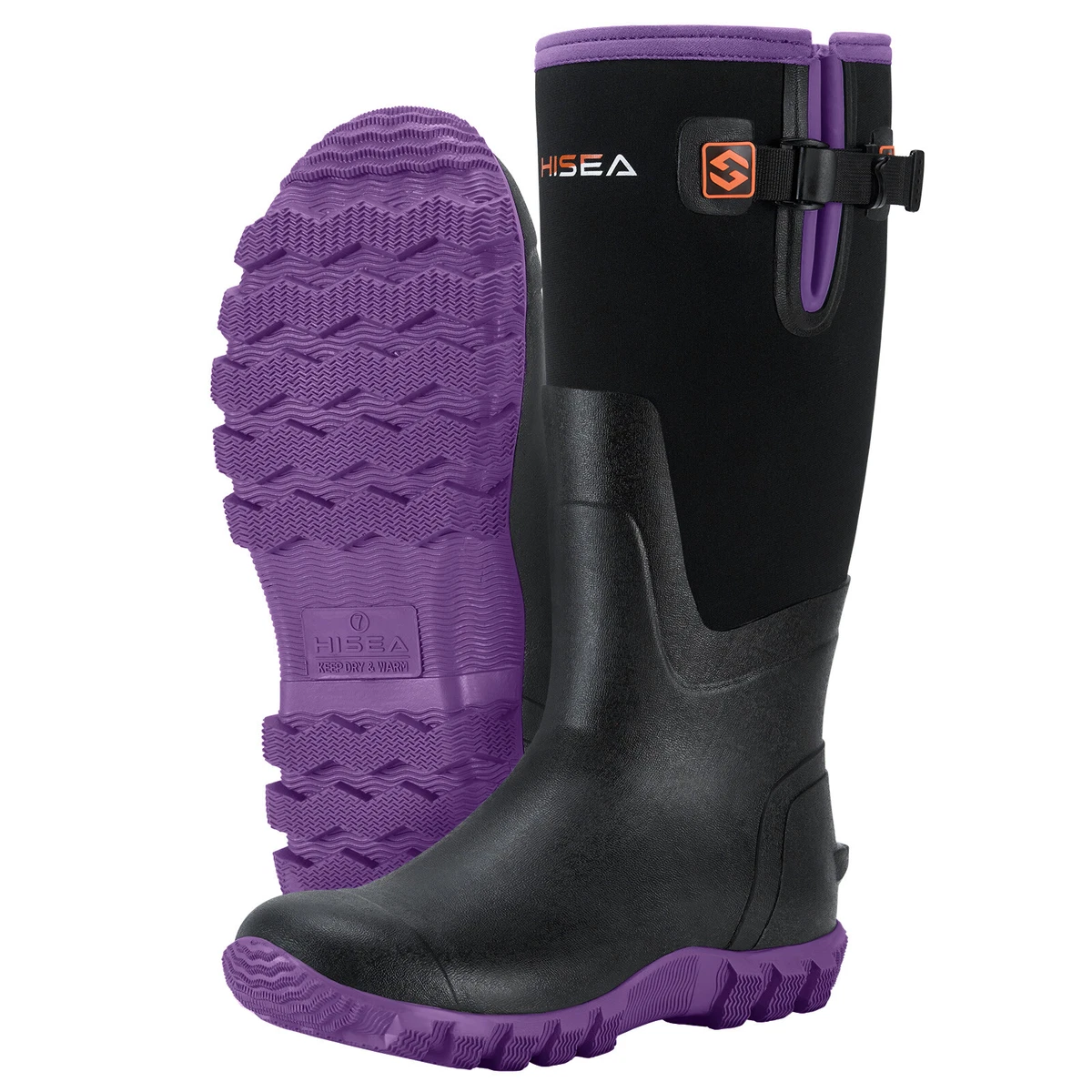 Botas De Lluvia Para Mujer De Goma Con Bloque De Ancho - EBay