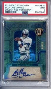 2022 Gold Standard Billy Joe Dupree Golden Age Autograph #GAABJD  PSA MINT 9 - Picture 1 of 2