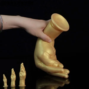 3 Size Pointed Hand Fisting Anal Plug Dildo Long Butt Plug Soft Dilator Sex Toy - Picture 1 of 24