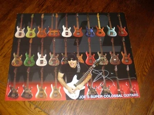 PÓSTER de guitarras súper colosales de Joe Satriani autografiadas - Imagen 1 de 2