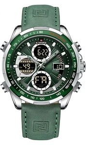 NAVIFORCE Men's Military Digital Watches Analog Quartz Waterproof Watch Sport - Picture 1 of 7