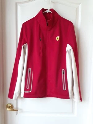  Ferrari Official Product Softshell Fleece Lined  Racing Jacket M CLEAN!! - Image 1 of 4