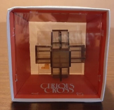 Vintage 1971 Curious Cross Puzzle ~ New In Box  - Image 1 of 4