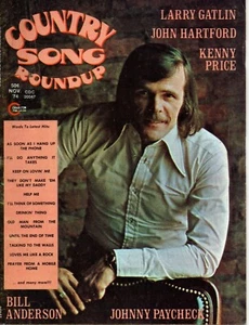 Country Song Roundup November 1974 Johnny Paycheck Larry Gatlin Kenny Price - Picture 1 of 4