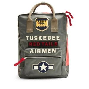 Tuskegee Airmen Red Tails Backpack, WWII Aviation, Black History, P-51 ACC-0114 - Picture 1 of 8