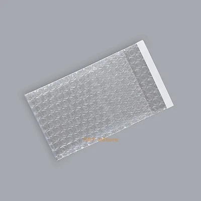 100 Self Seal Bubble Packing Envelopes Cushioning Bag 5.5" x 6"_140 x 150+25mm - Image 1 of 4