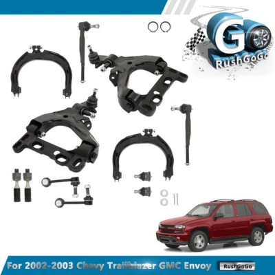 For 2002 2003 Chevy Trailblazer GMC Envoy 16mm Front Control Arm Suspension Kit Foto 1 de 4