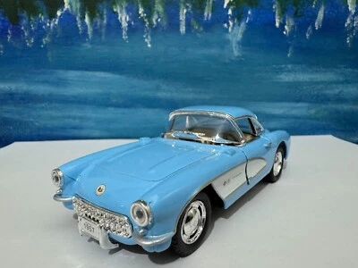 Chevrolet Corvette 1957 ,Fundido Modelismo Coche,Tío Aunty Abuelo Regalo Modelo - Imagen 1 de 4