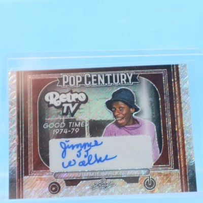 JIMMY "JJ" WALKER 2024 Leaf Pop Century #9/15 Autograph GOOD TIMES 1975-79 - Image 1 of 2