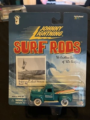 Cañas de surf Johnny Lightning 1:64 50 Ford Hermosa Beach Bums White Lightning como nuevas Foto 1 de 4