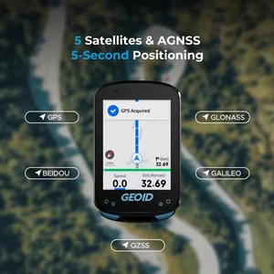 GEOID CC600 Smart GPS Bike Computer Colorful Ride Route Navigation BluetoothAnt+ - Picture 1 of 9