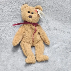 Beanie Babies Curly 1993 1996 RARO bebé oso juguete de colección - Imagen 1 de 10
