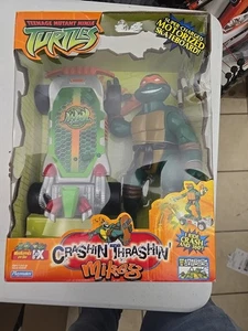 2004 Teenage Mutant Ninja Turtles Crashin' Thrashin' Mikey Actionfigur - Bild 1 von 19