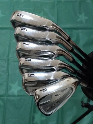 (Cobra) KING PRO CB Irons #5-9,Pw(6Clubs)/Dynamic Gold S200/Flex:Stiff USED - Image 1 of 4