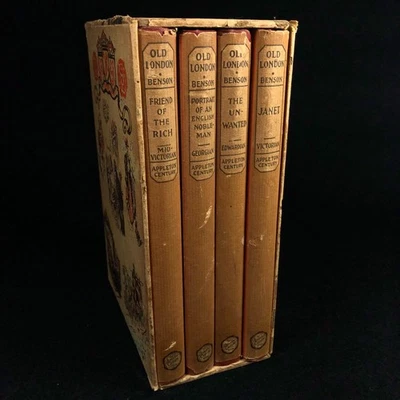 Old London 4 Volumes Box Set ~ E. F. Benson ~ 1st Edition 1937 Dust Jackets - Image 1 of 4