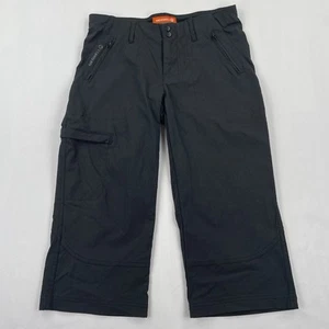 Merrell Selectwick Pants Women’s Sz 4 Black Capri Zip Cargo Pockets Hiking 28x19 - Picture 1 of 8