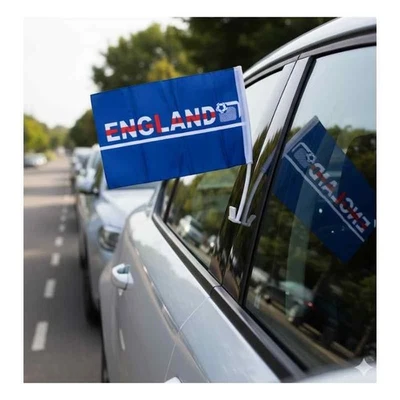 England Car Flag Window Wholesale Football Supporters Its Coming Home Blue Pk100 - Image 1 of 4