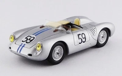 1:43 Mejor Porsche 550Rs Spider #59 24H Le Mans 1958 Schiller Tot Plata BE9652 M Foto 1 de 2