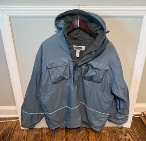 VINTAGE Old Navy Pullover Jacket Pipemaster Fleece-Lined Men Large Oversized Y2K - Picture 1 of 8