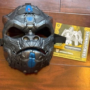 Transformers Rise of the Beasts Optimus Primal Gorila Máscara Figura Robot Oculto - Imagen 1 de 2