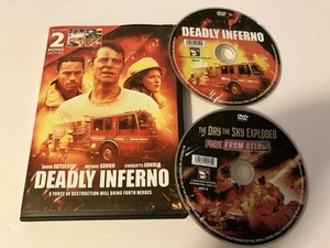 DEADLY INFERNO DVD DAVID SUTCLIFFE FIRE FROM BELOW KEVIN SORBO DAY SKY EXPLODED - Picture 1 of 5