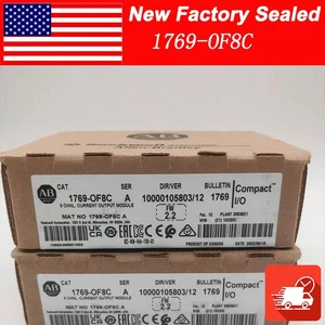 New Factory Sealed AB 1769-OF8C /A CompactLogix 8 Pt A/O Current Module 1769OF8C - Picture 1 of 5
