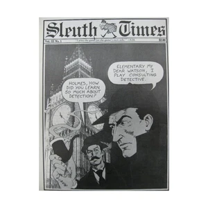 Sleuth Pub Sleuth Times Vol. 3, #1 "Standards of Living in Victorian L Mag VG+ - Imagen 1 de 1