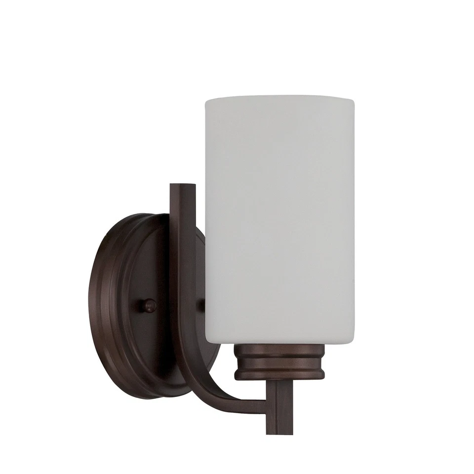 Sunset Lighting Dalton Vanity 1-Light Wall Sconce 100W Provincial Bronze Finish - Image 1 of 1