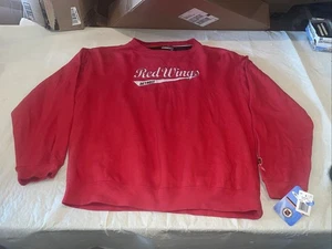 Neu mit Etikett Detroit Red Wings Pullover sauber Herren XL Vintage genäht das coolste Spiel Nhl - Bild 1 von 10