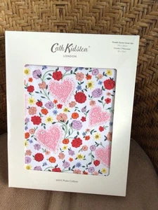 Cath Kidston Floral Heart Double Size Duvet Set Brand New - Picture 1 of 4