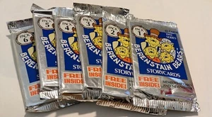 1992 Berenstain Bears Story Trading Cards - Six Sealed Packs - Full Set - Bild 1 von 2