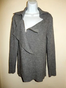 SUÉTER J.CREW MEZCLA DE CACHEMIRA CUELLO EN V CUELLO EN V CIERRE FRONTAL MANGA LARGA M - Imagen 1 de 9