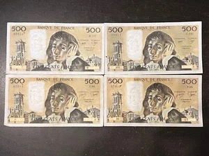 10 Billets de 500 Francs, ( Pascal ), - Picture 1 of 2