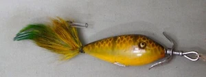 Heddon #40 Walton Feathertail, 2 1/2", GE, sauber, original, Kunstköder, Mfg'd 1923 - Bild 1 von 7