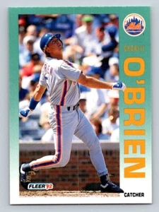 Charlie O'Brien 1992 Fleer #514 New York Mets - Picture 1 of 2