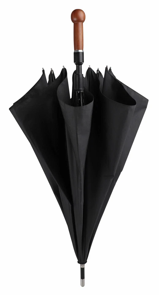 Selbstverteidigungsschirm mit teflonbeschichtetem Schirmdach und Stahlspitze - Bild 1 von 4